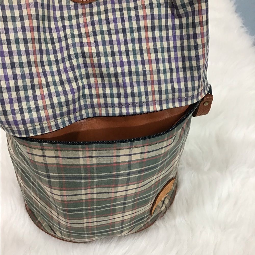 FOSSIL Checkered Print Shoulder/Duffle Bag - Picture 8 of 16